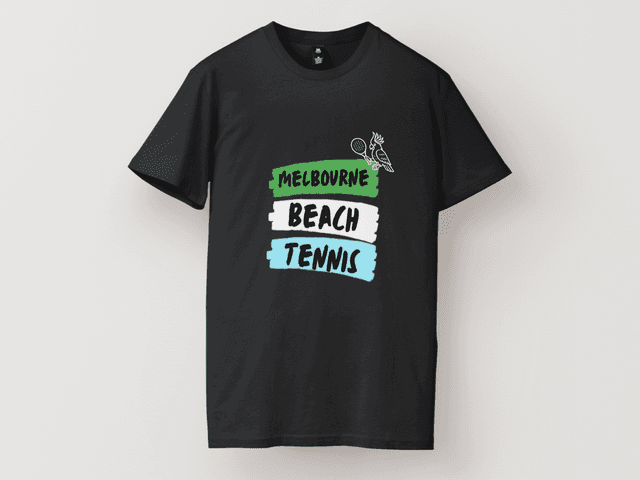 Melbourne Beach Tennis Club T-shirt - Unisex Stack Edition